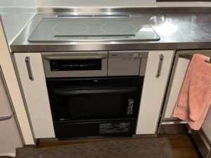 長野キッチン取付け隊　電気オーブンの取替　施工前